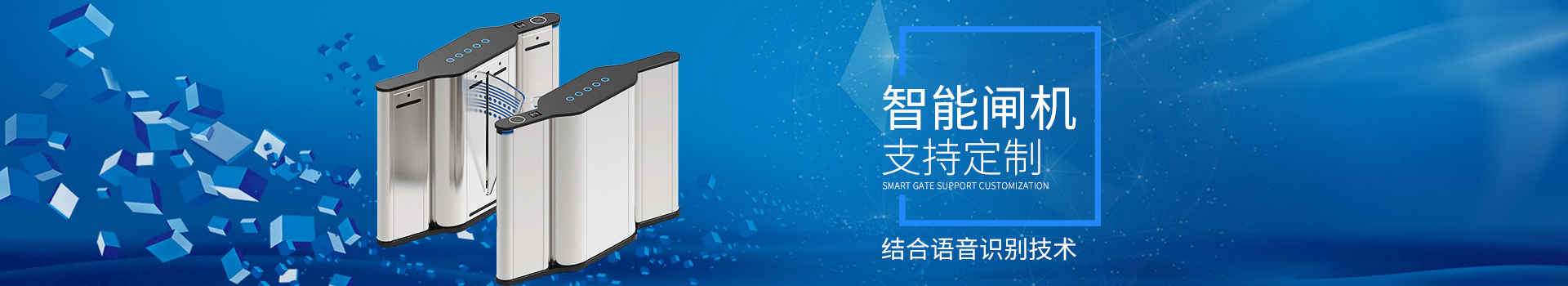 德寶翼閘--語音識別技術結合的智能閘機，支持定制